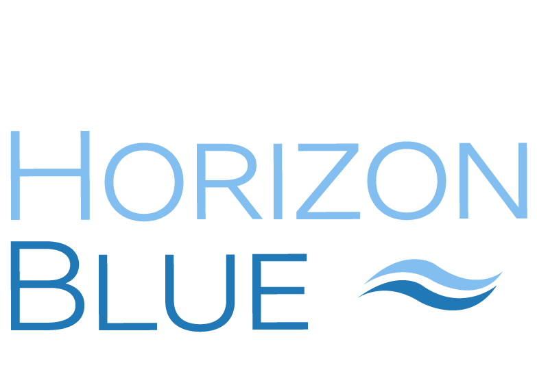 Logo Villa Horizon Blue blanc
